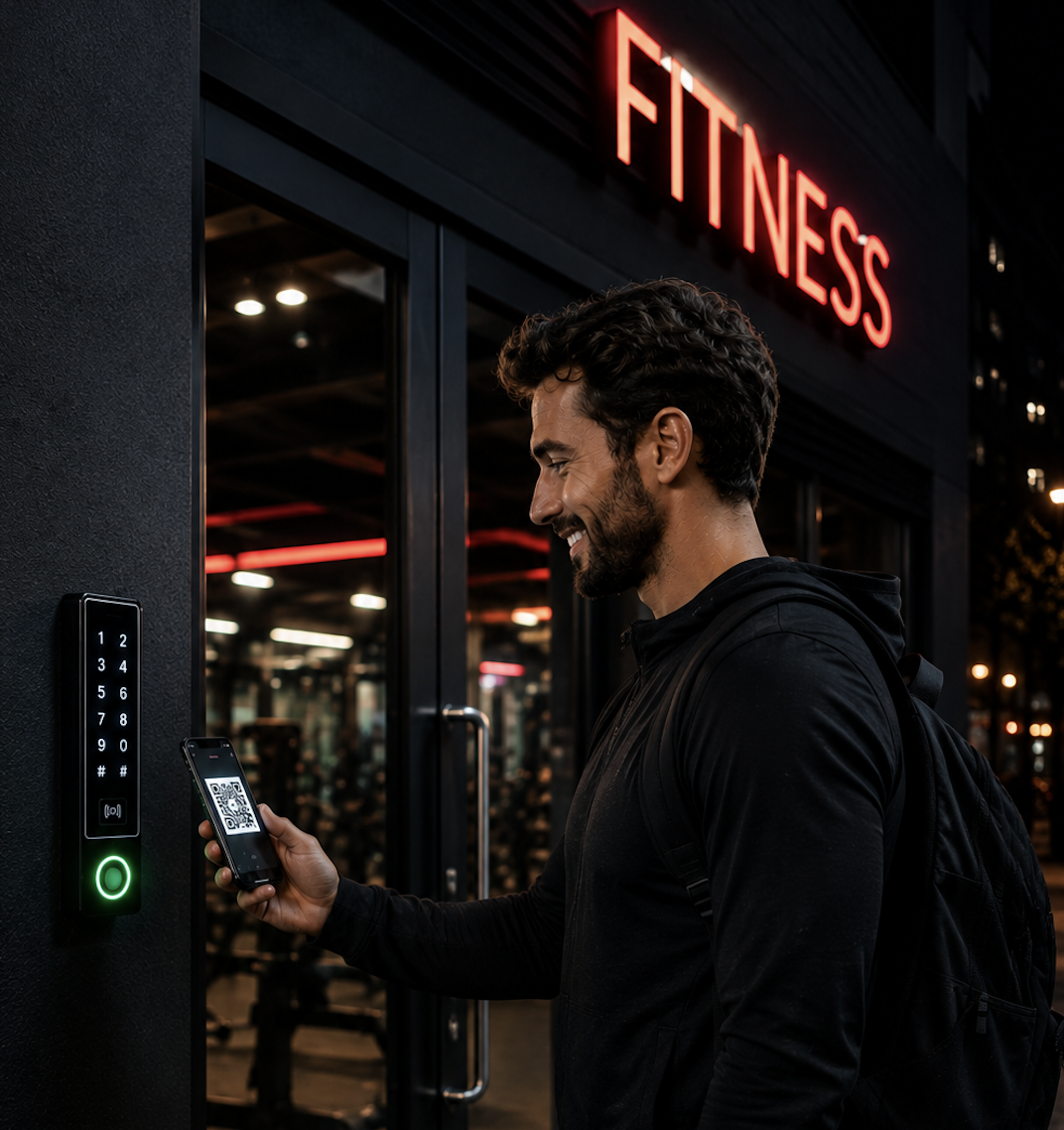 Vstup do Gymu pomocí QR kódu